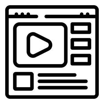 Proficiency progression icon outline vector. Competence development Stockillustratie