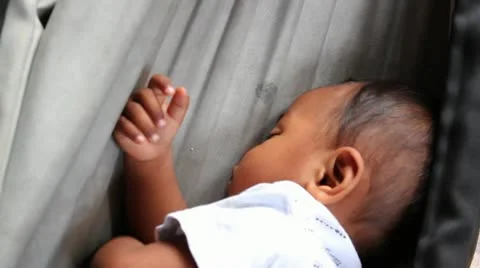 Profile of Baby Hammock Stockbeeldmateriaal 12358688