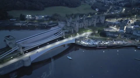 Profile Castle Views Stock Footage 289835772