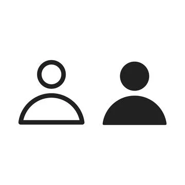 Profile check icon Stock Illustration