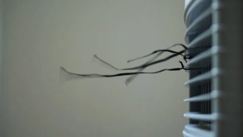 Profile closeup on air ventilation Stock Footage 96032142