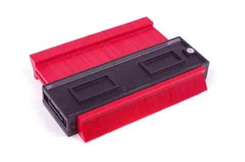 Profile copy tool for constructions isolated Foto stock