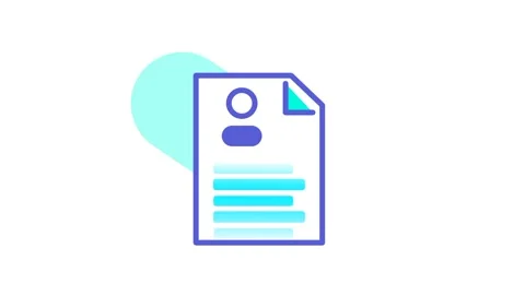 Profile Document Display Stock Footage 336061751