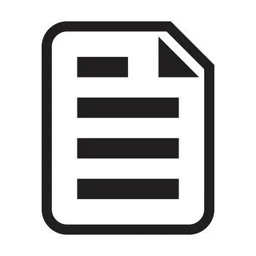 Profile document icon vector data and information for business data and finance 스톡 일러스트