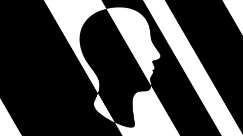 Profile of a head. Looping footage has 4K resolution. Prores 4444. Stock Footage 103939102