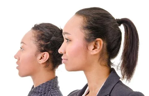 Profile of hope Stock Photos