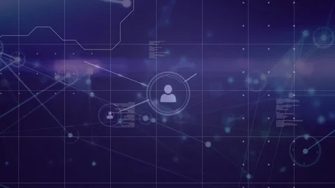 Profile icon and program codes Stock Footage 112034912