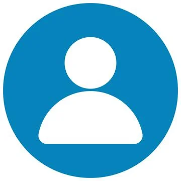 Profile icon on circle icon . Account user icon . Avatar photo icon Stock Illustration