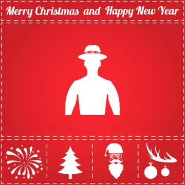 Profile Icon Vector Illustrazione stock