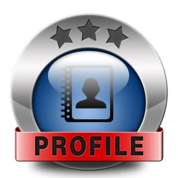 Profile Illustrazione stock