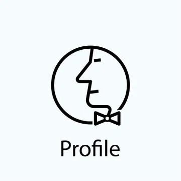 Profile Stock Illustration