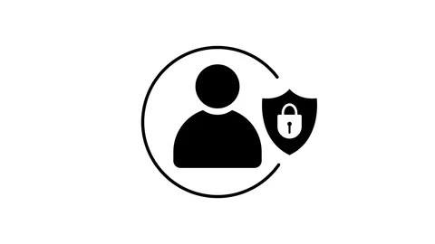 Profile Lock Icon Animation – Secure &amp; Sleek Motion Graphic Stock Footage 283987127