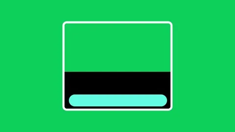 Profile lower third green screen background Stock Footage 320124920