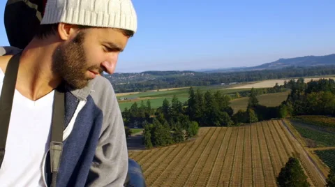 Profile of man Stock Footage 56458067