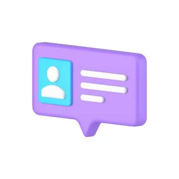 Profile personal account user data information quick tips id with name avatar Stock Illustration