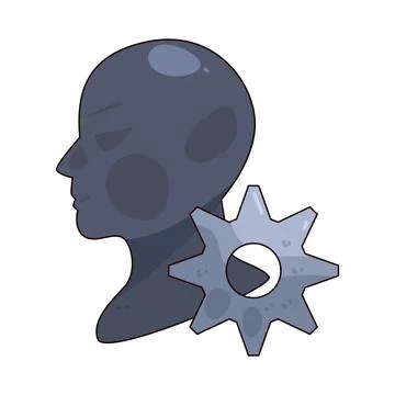Profile setting illustration 스톡 일러스트