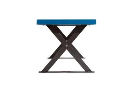 Profile of work bench isolated on white. Stock Photos