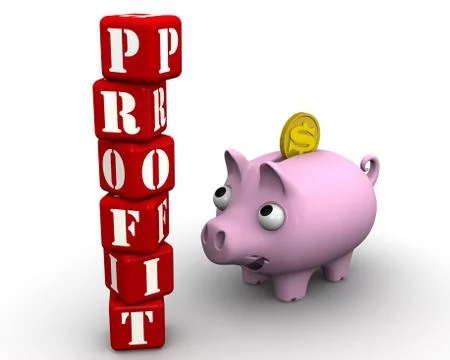 Profit accumulation Stock-Illustration
