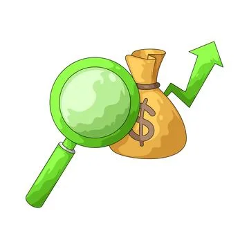 Profit analysis illustration Illustration