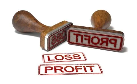 Profit and loss statement. Stock Illustration