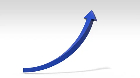 Profit Arrow Stockbeeldmateriaal 59742488