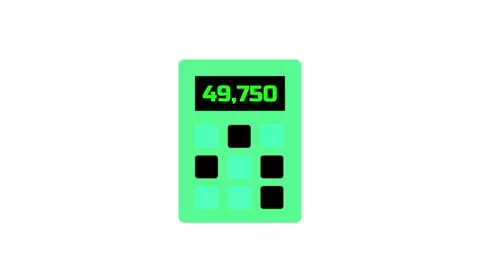 Profit Calculator Vídeos de archivo 335609495