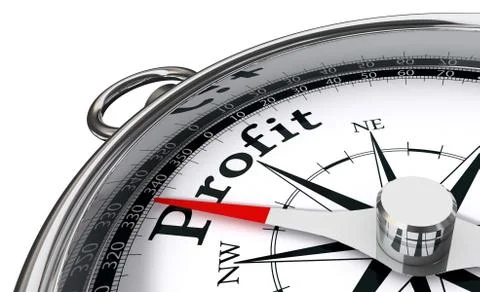 Profit concept compass イラスト素材