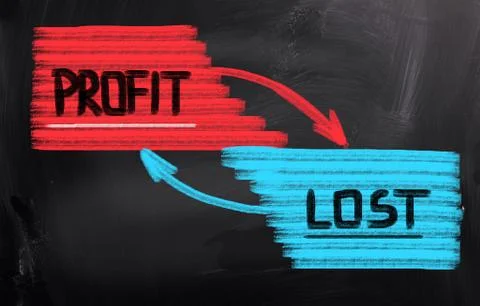 Profit concept Illustrazione stock