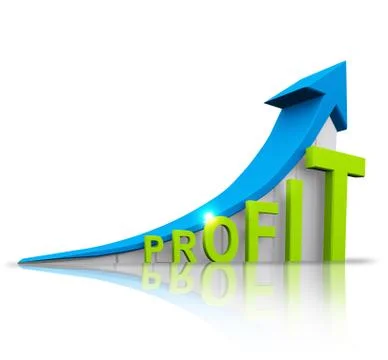 Profit graphic イラスト素材