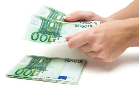 Profit Isolated on a White Background Foto stock