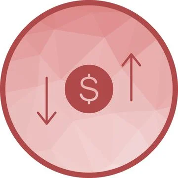Profit Loss icon vector image. Stock Illustration