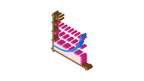 Profit margin isometric icon animation Stock Footage 327290960