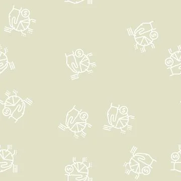 Profit share line seamless pattern Stock Illustration