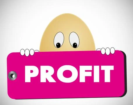 Profit tag Stock-Illustration
