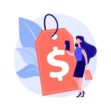 Profitable pricing strategy vector concept metaphor Stock Illustration