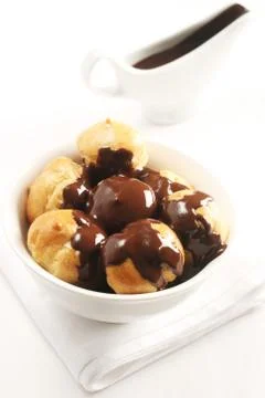 Profiteroles Stock Photos