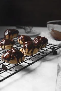 Profiteroles Stock Photos