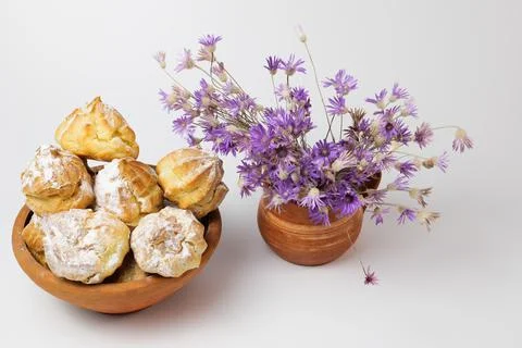 Profiteroles Stock Photos
