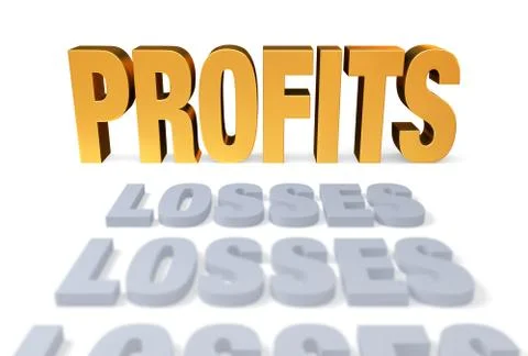 Profits at last Stock Illustration