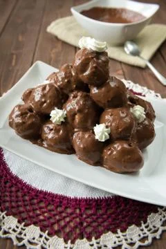 Profitterol Stock Photos