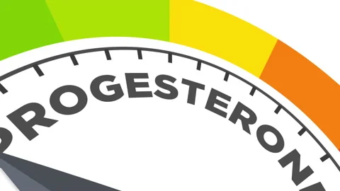 Progesterone Level animation Video stock 180788752