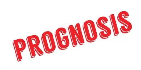 Prognosis rubber stamp Stock Illustration