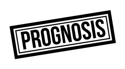 Prognosis typographic stamp Stock Illustration