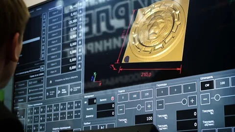 Program for 3D printing. Preparation of layout. HD Video stock 75297636