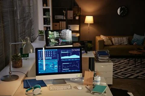 Program Analyzing Performance of Computer Chip Stock Photos