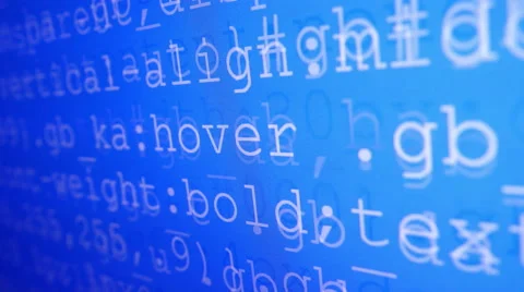 Program code background. 4K UHD 2160p footage. Stock Footage 48557548