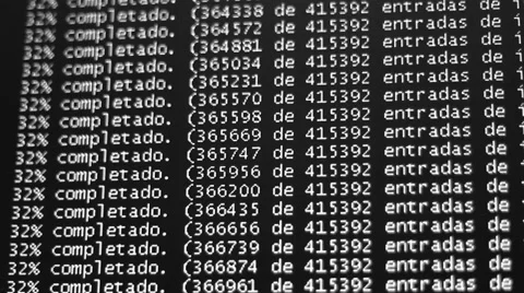 Program code Stock Footage 49809131