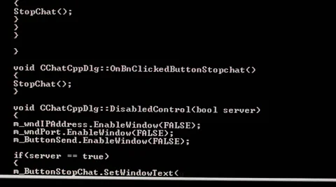 Program Code 스톡 동영상 58523843