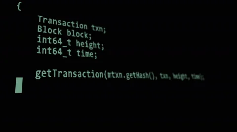 Program code Stock Footage 60659762