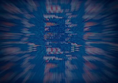 Program code Illustrazione stock